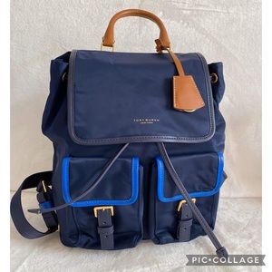 Tory Burch backpack, such a great style